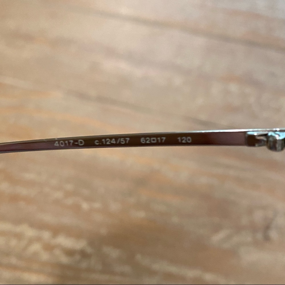SOLD💋 RARE CHANEL Rimless Sunglasses 4017 D Teal Gradient Rate A+ - Picture 13 of 16